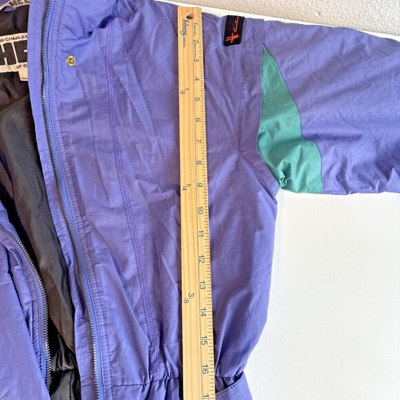 Vintage Henri Charles Colsenet Snowsuit Women's Sz 36 (S)  Purple Snow Ski HCC - Picture 10 of 13